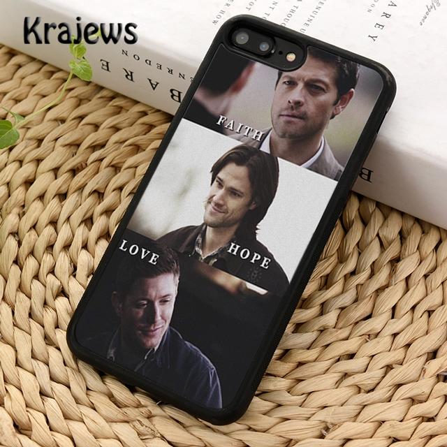 Krajews Supernatural Dean Sam Castiel Soft Phone Case For iPhone 17 Air 16 15 14 plus 11 12 13 pro max coque Fundas
