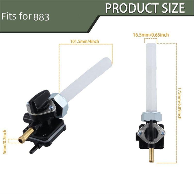 SXR-For Davidson Sportster 883 XL883 XLH883 Compatible Fuel Valve Petcock 62169-95B, 62169-95 22Mm Straight Outlet