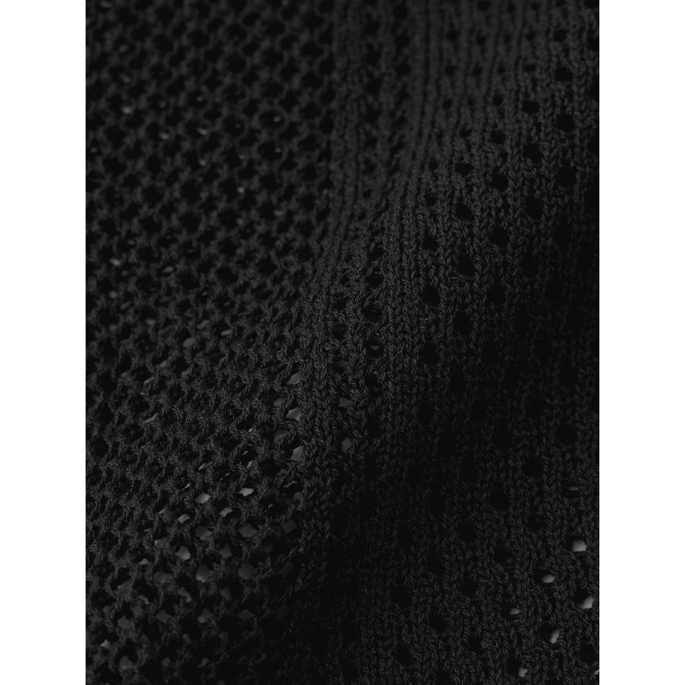 Gu By Uniqlo Kids  Unisex  Washable Mesh Knit Shirt  5 Minute Sleeve  Nt+e