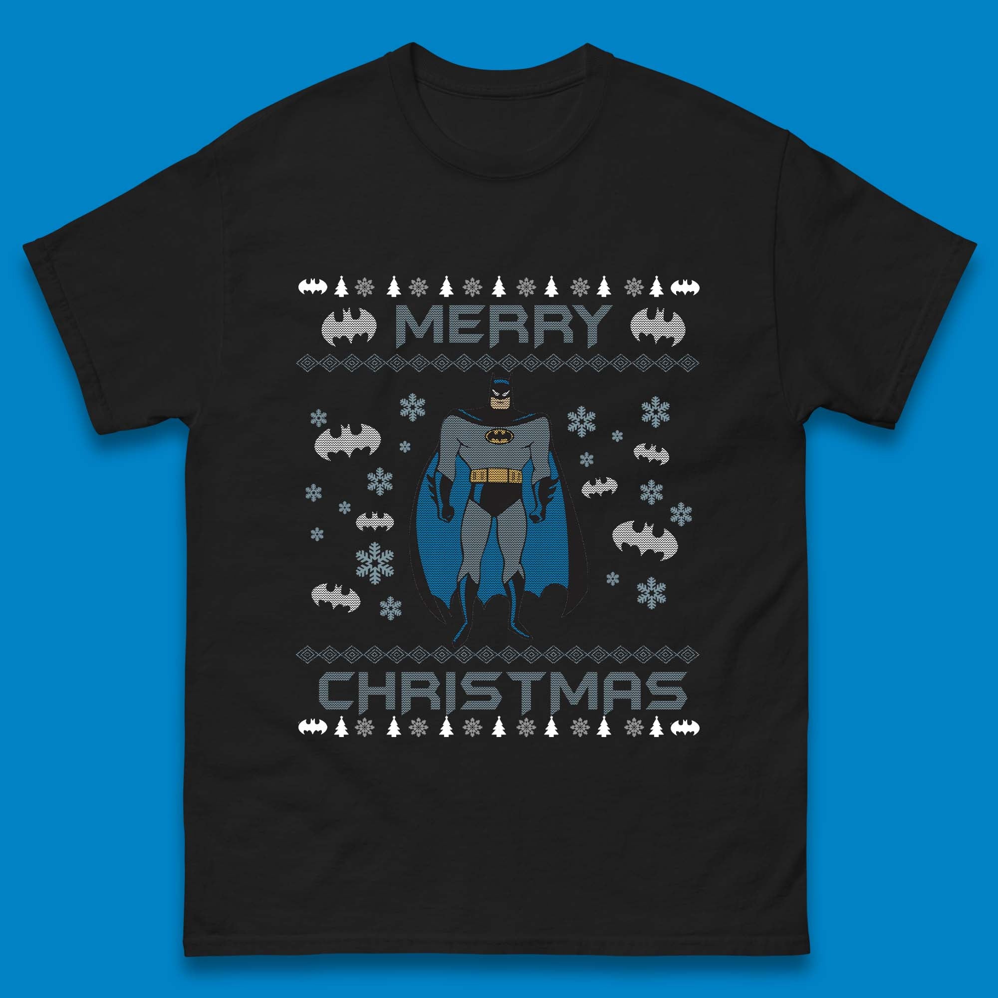 Batman Christmas Mens T-Shirt Womens Tops Tees 2XL
