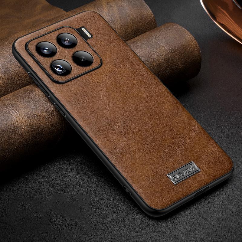 SULADA For Xiaomi 15 Pro Case PU Leather+TPU+PC Back Phone Cover