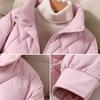 Fashionable and Loose Cotton Jacket for Women, Short and Thickened Winter Coat Keeping Warm