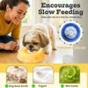 Food-Grade Silicone Pet Feeding Bowl Rolling Ball Liquid Slow Dog Bowls  Pet Enrichment