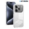KEYSION Husă Transparentă pentru TECNO Pova 6 Pro 5G TPU Moale+PC Anti-alunecare HD Clar Rezistentă la Șocuri Husă Spate Telefon pentru Tecno Pova 6 Pro