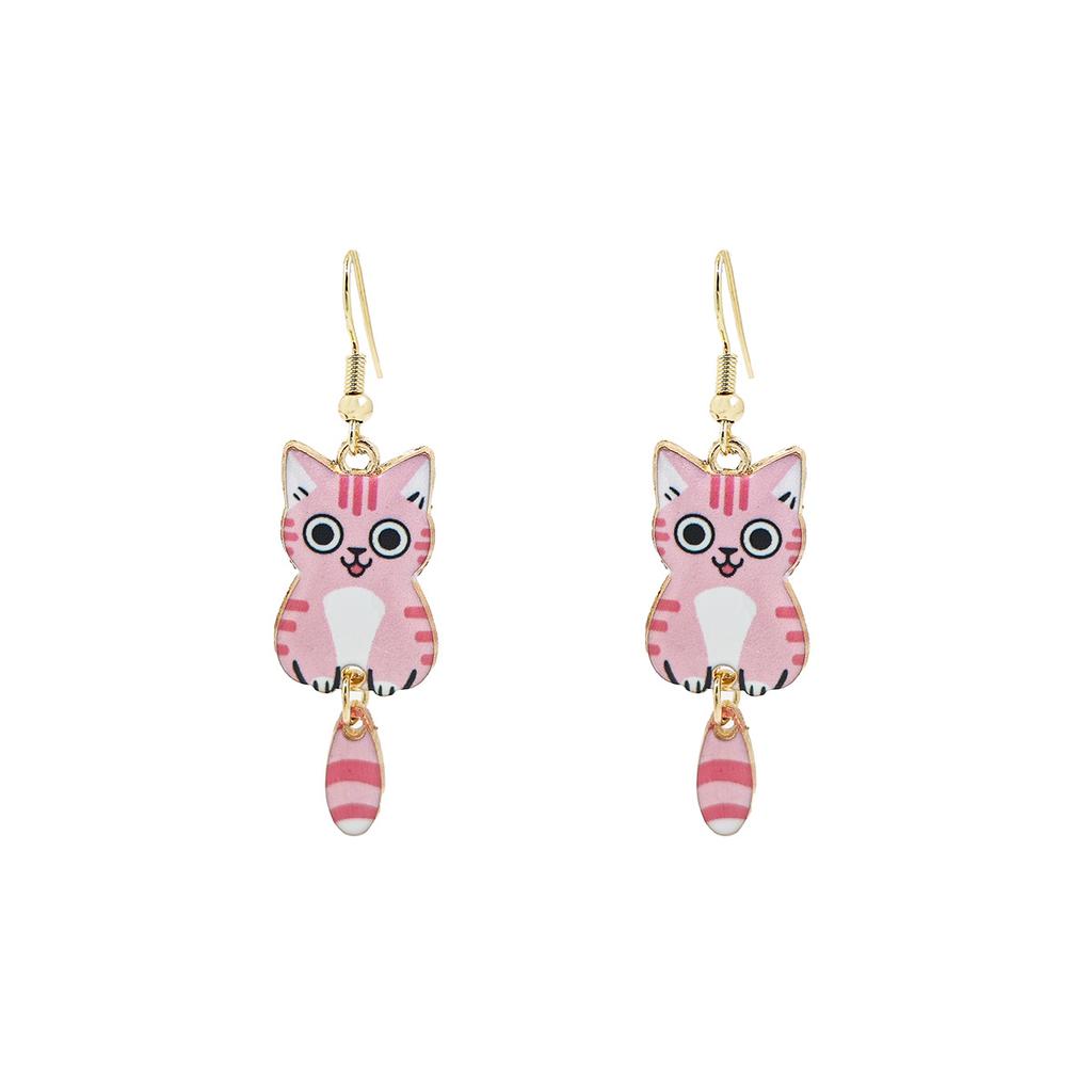 Cute Cat Earrings with Interesting and Quirky Design, Perfect for Any Outfit