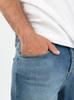 Men's Washed Blue Denim Shorts MyStars Classic 30