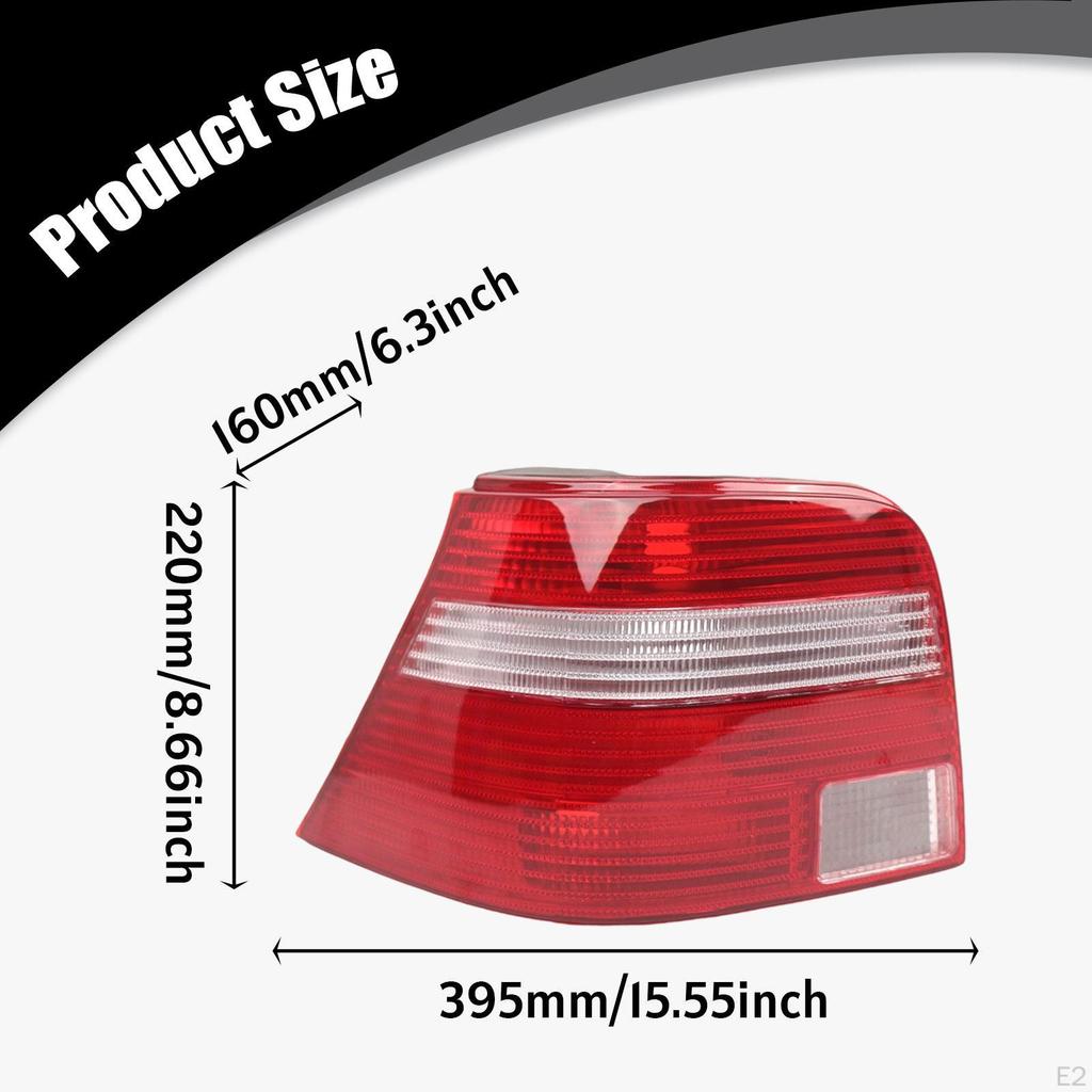 Rear Light Cover Direct Replacement for Golf MK4 Hatchback Automobile Repair Taillight Lens