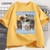 Diagnosed Freak Funny Cat Meme Tshirt Unisex Unisex Silly Cat Memes T Shirt Unisex Casual Round Neck Cotton Cat Tee Streetwear Tees