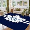 Toronto Maple Leafs Design Crystal Velvet Rug Soft Decorative Mat for Bedroom Entrance
