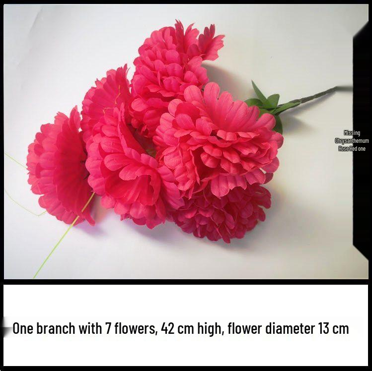 Chrysanthemum Silk Flowers for Qingming Festival Grave Offerings