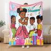 Custom Name Gracie's Corner Theme Printed Blanket - Perfect for Couch, Bed, Travel & Outdoor Use | Machine Washable, Cozy & Durable.