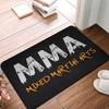 1 Stück Mixed Martial Arts Anti-Rutsch Fußmatte, Leichter maschinenwaschbarer Polyester Eingangsteppich für Heimdekoration, Anti-Rutsch Matte