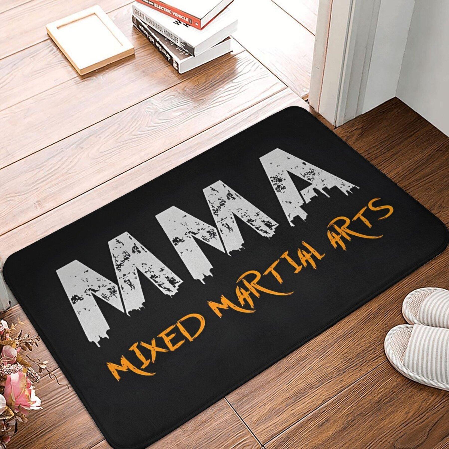 

1pc Mixed Martial Arts Anti-Slip Doormat , Lightweight Machine Washable Polyester Entrance Rug for Home Decor , Anti-Slip Mat 40X60cm