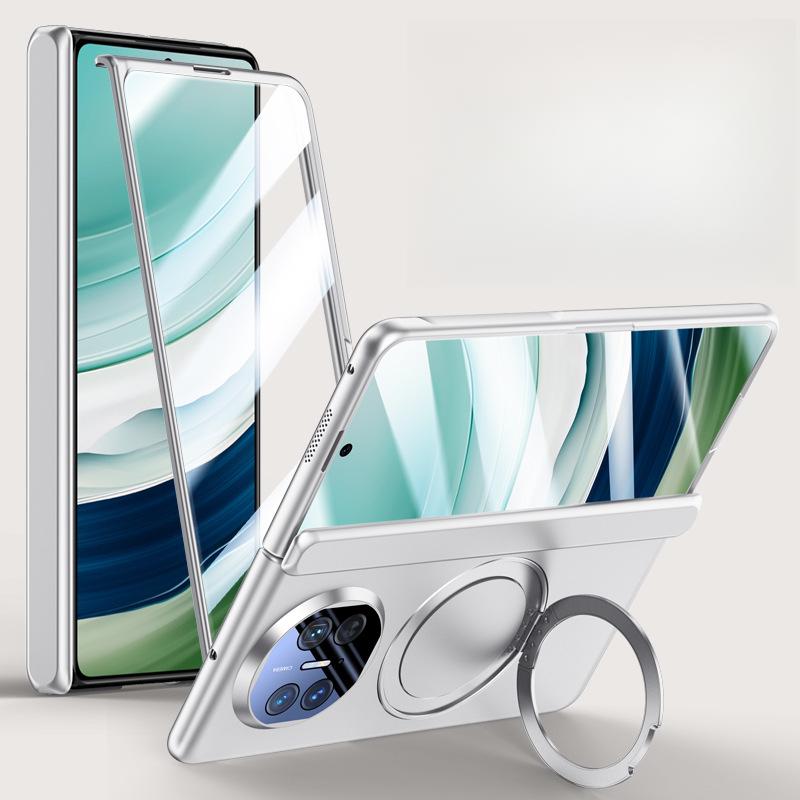 

Применимо к чехлу для телефона Huawei Matex6, интегрированная пленка, вращающийся кронштейн HUAWEI, магнитная полная крышка, матовая оболочка на петлях Huawei Mate X6