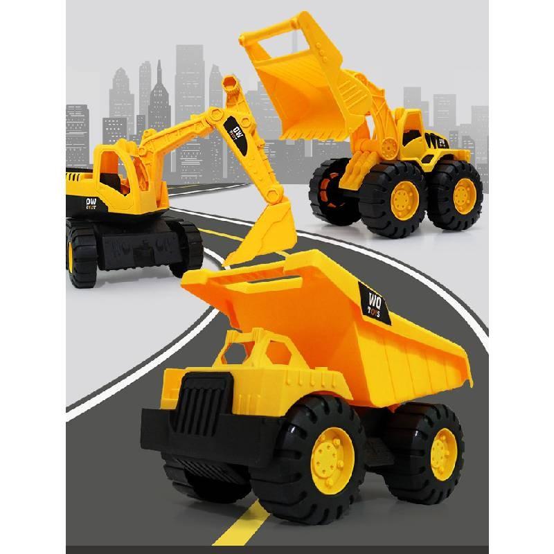 Car Engineering Children Fall Resistant Excavator Stirring Truck Boy Beach Toy