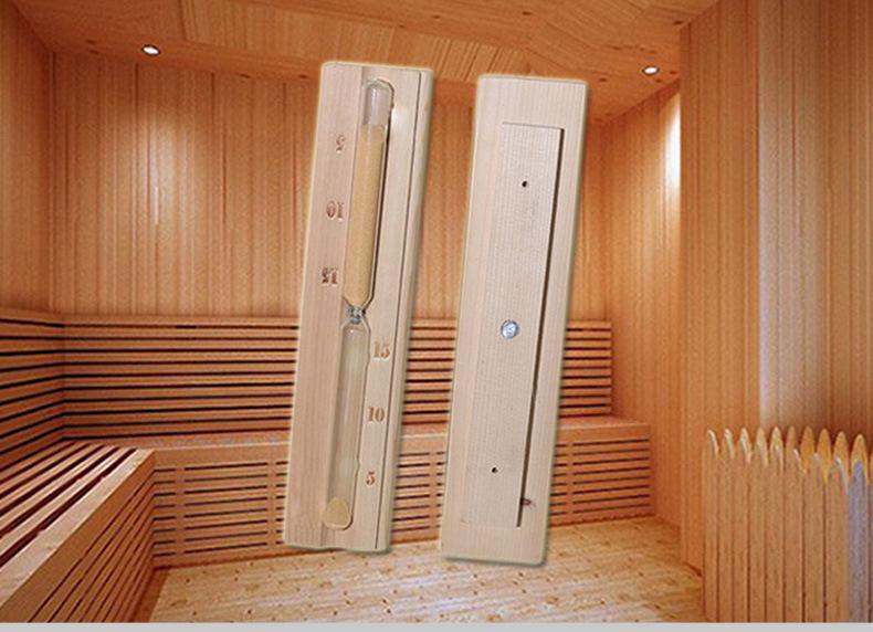 15-Minuten-Infrarotsauna-Timer Sanduhr Anhänger