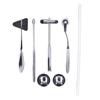 5PCS Neurological Hammer Set Stainless Steel Multifunctional Portable Medical Hammer Set for Nervous System Exam