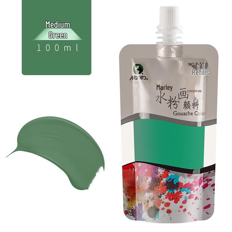 Mali Concentrated Gouache Paint Refill - Jelly Pigment for Art Exams