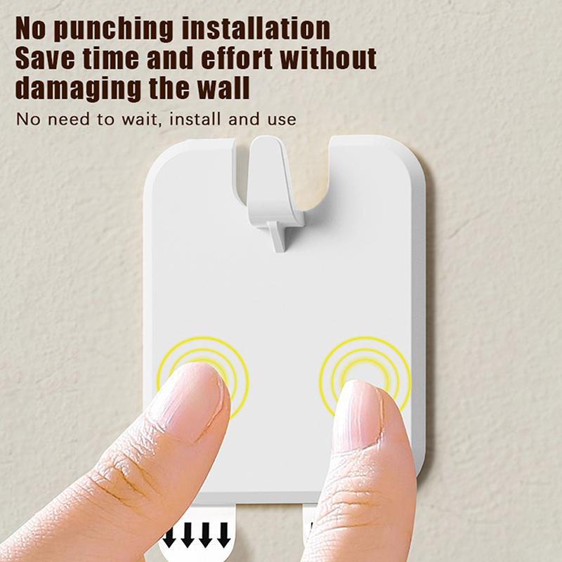 1/2/10Pcs Picture Frame Hook Punch-Free Self-Adhesive Wall Hooks Strong Adhesive Seamless Wall Hanging Organizer
