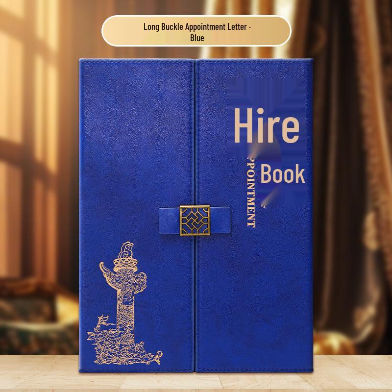 Customized A4 Leather Certificate Holder for Invitations, Employment, Awards, Appointments, Honors, and Graduation Keepsakes
