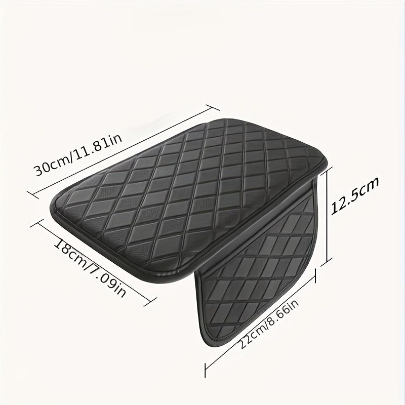 Car Armrest Box Heightening Pad Car Armrest Box Pad Multifunctional Universal Interior Leather Storage Bag