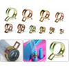 AIMOONSA Clip ressort pour collier de serrage durite - Pack 100 pièces (10x6–10x22 mm), acier 65Mn anti-corrosion