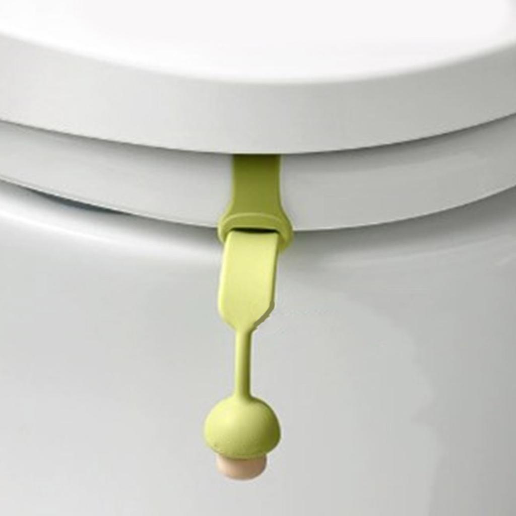 2Piece Adjustable Toilet Lid Lifter Ergonomic Sanitary Handle For Effortless Cleaning
