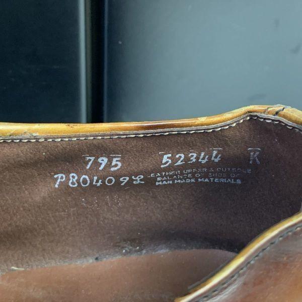 80s-90s? Vintage/STUART HOLMES/Business Shoes U-Tip/27.0cm/Brown/(USED)