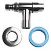 Angle Valve With Raw Tape Rotary Switch Stainless Steel