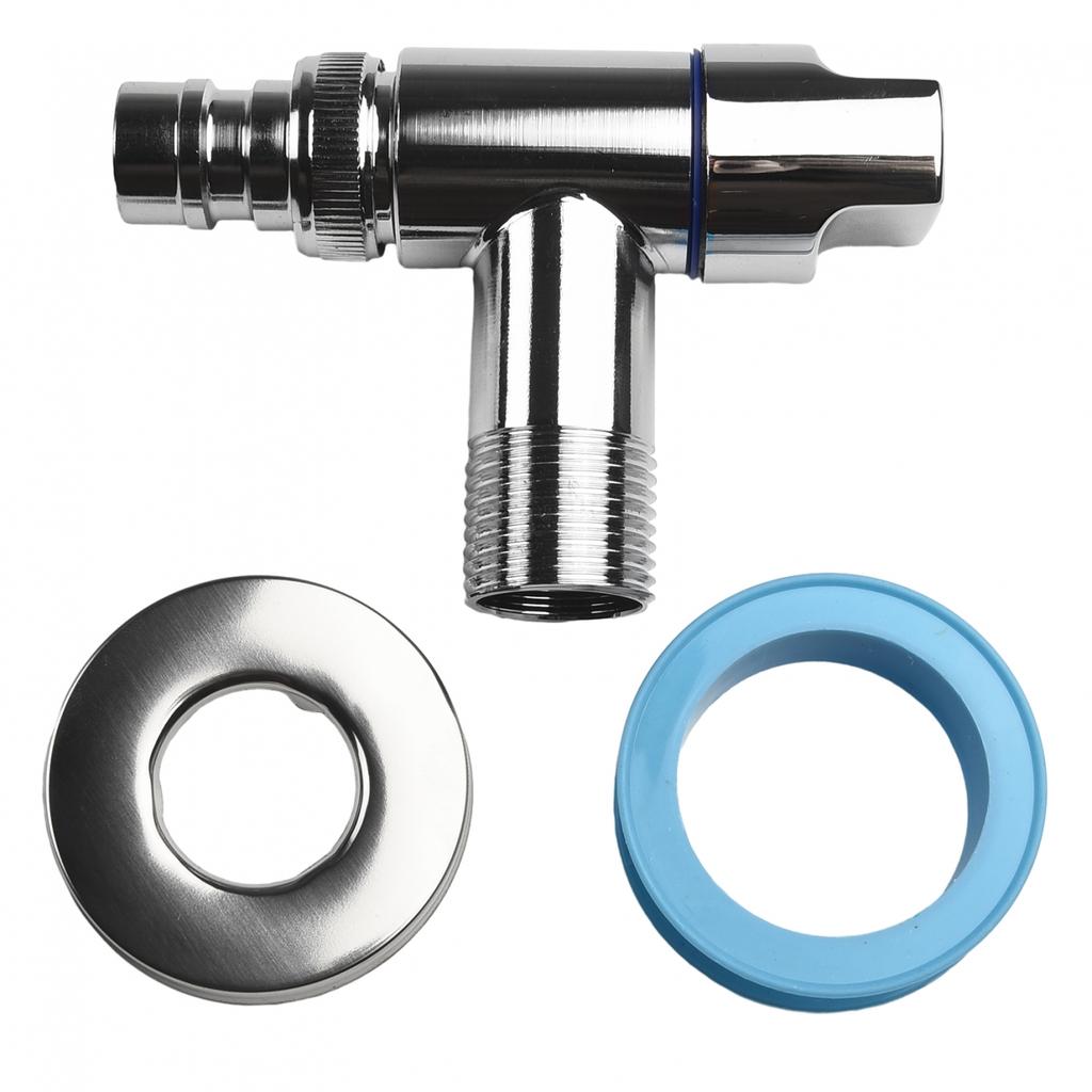 Angle Valve With Raw Tape Rotary Switch Stainless Steel