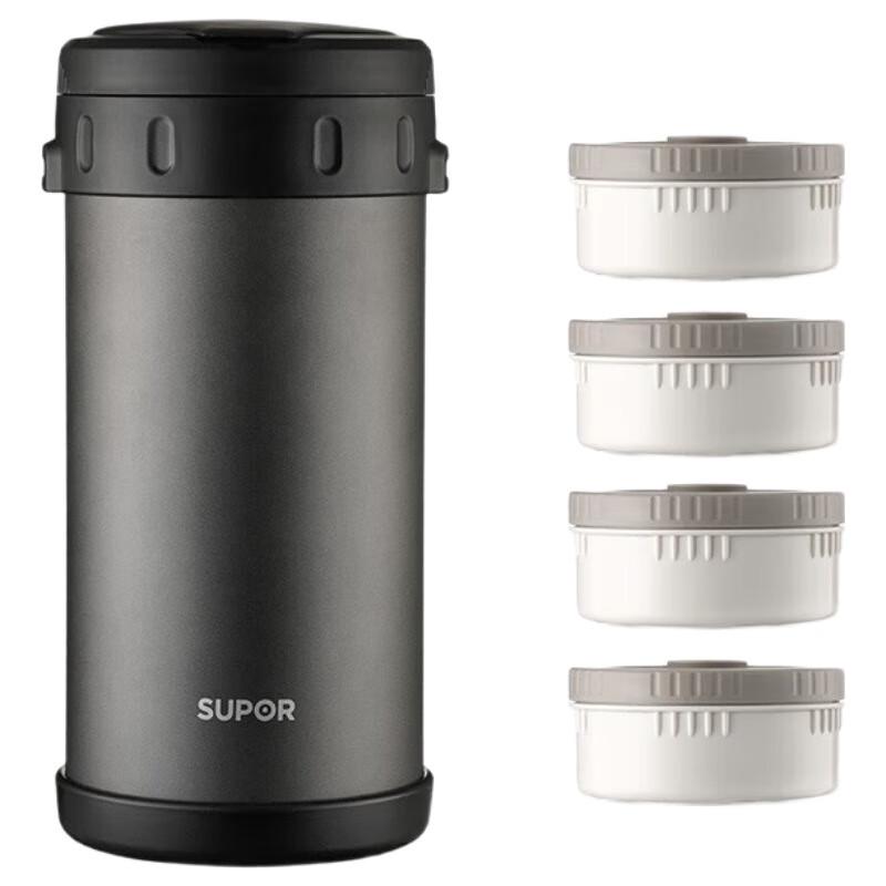Supor KF27AL10 Vacuum Insulated 304 Stainless Steel Lunch Box