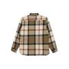 Levis Plaid Print Button-Down Long Sleeve Shirt Men shirts Brown A5772-0008