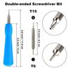 T6 T15 Two-in-one Portable Hexagon Screwdriver for Intelligent Doorbell Disassembly Precision Screwdriver Tool
