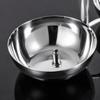 Condiment Serving Bowl Divided Multi Section Fruit Tray Stainless Steel Display With Handle