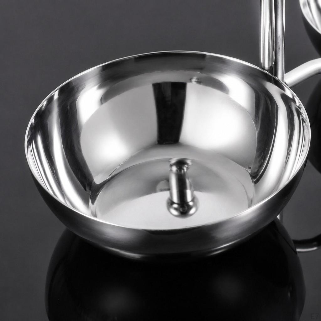 Condiment Serving Bowl Divided Multi Section Fruit Tray Stainless Steel Display With Handle