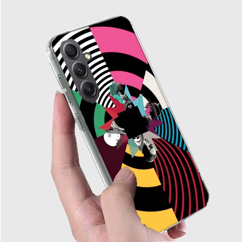 Gorillaz Anime Phone Case For Samsung A16 A26 A36 A56 A17 A03S A04S A02S A05S A50S A30 A20 A70S A40 A21 Galaxy Note 20 10 9 8 Co