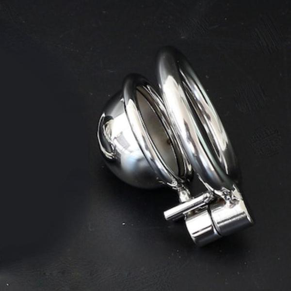 Petite Cage à Cock en Acier Inoxydable