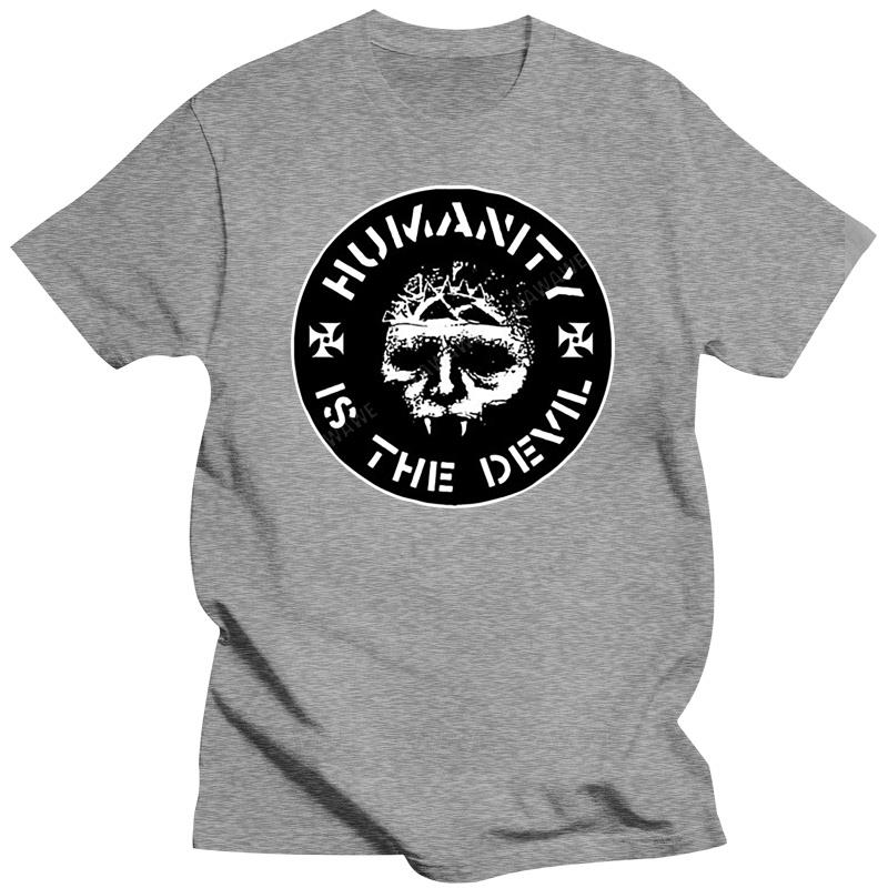 funny t shirt men novelty tshirt Integrity Humanity Is The Devil 20th Anniv. T-shirt print tshirts male casual style tee-shirt