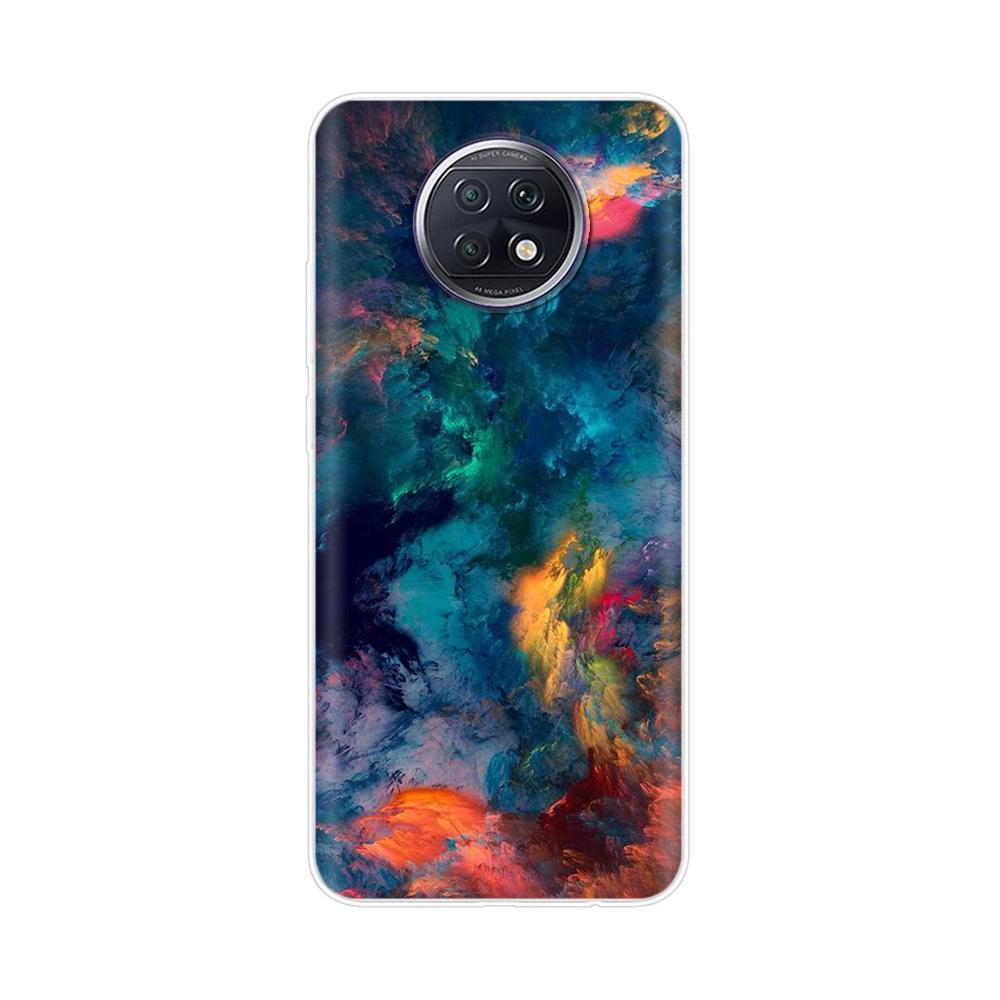 Fashion TPU Phone Case For Xiaomi Redmi Note 9T Soft Silicone Painting Case for Redmi Note 9T 5G Case Note9T 9 T coque flower