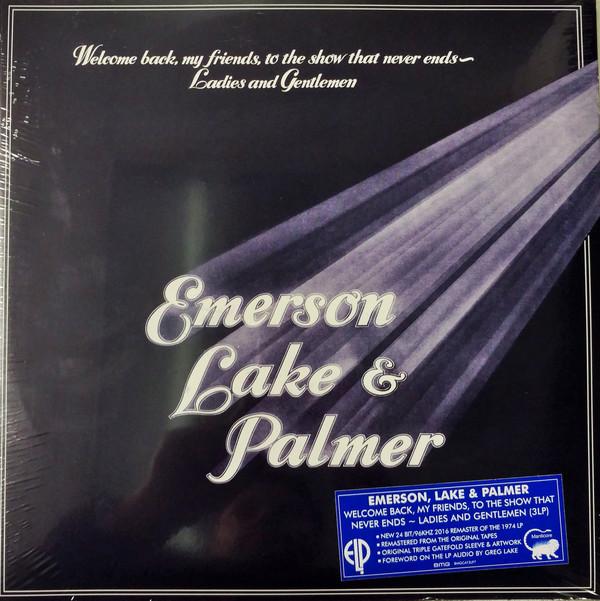 

LP Record EMERSON LAKE PALMER Welcome Back My Friends To The Show BMGCAT3LP7 BMG 2016 US Rock