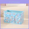 Cartoon Kuromi Melody Print Design Fabric Foldable Storage Box With Removable Lid For Living Room And Desk Organization