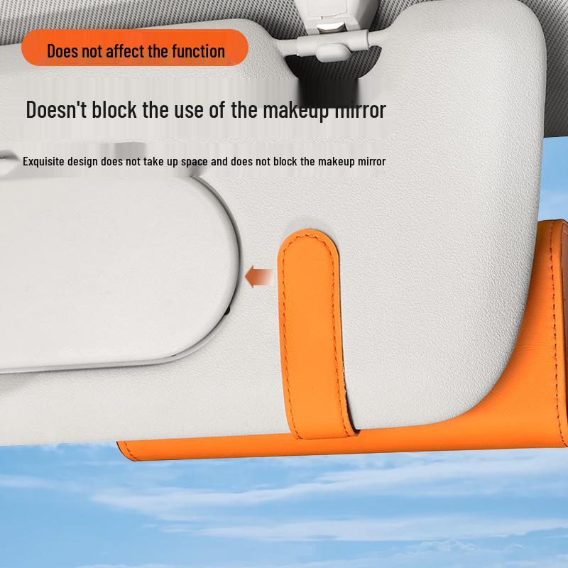 Magnetic Sunglasses Clip & Storage for Alphard, Vellfire, and Crown Visors