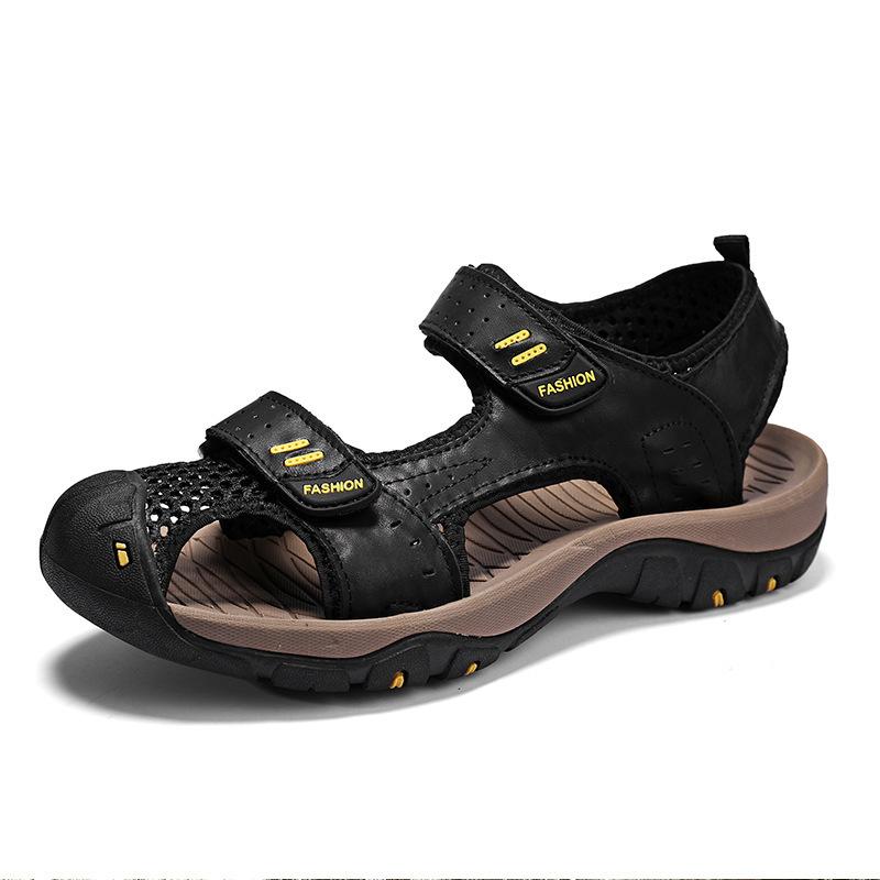 

Последний заказ мужские сандалии специальная распродажа большой размер подобрать редкие кожаные повседневные спортивные пляжные туфли 38 чёрный