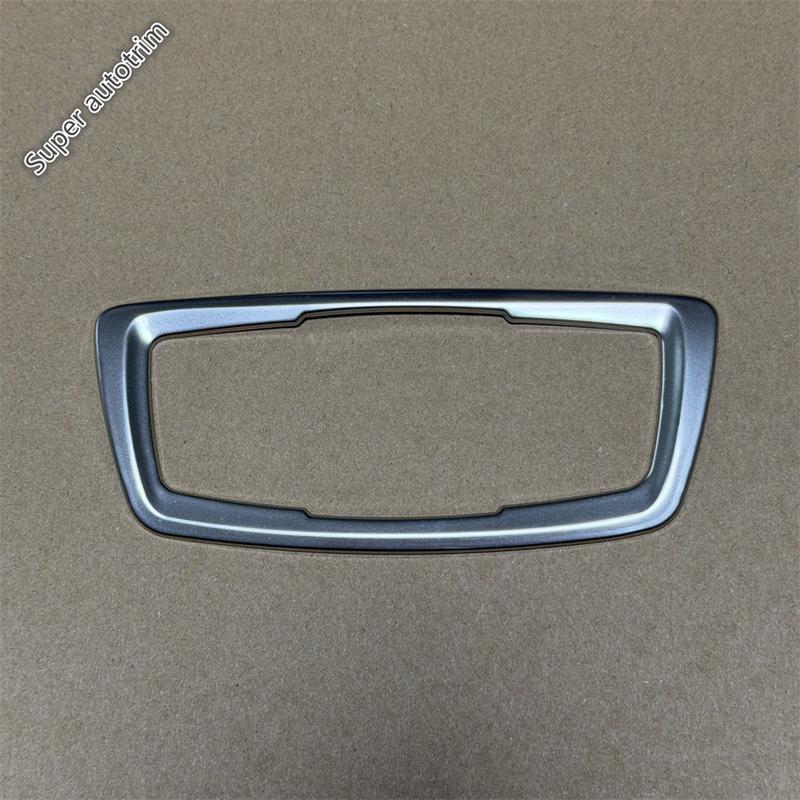 Head Lights Lamps Switch Button Panel Frame Cover Trim Stainless Steel Accessories Interior For BMW X1 F48 X2 F49 2016 -
