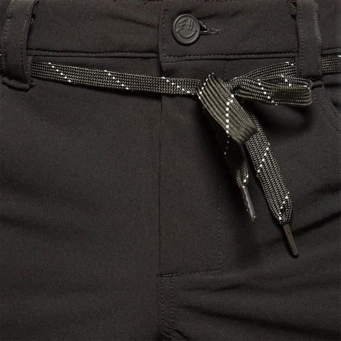 Short vélo - FASTHOUSE - Kicker - Noir - Résistant à l'eau - 5 poches - Mixte