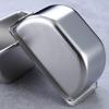 Household Grid Spice Container Set Seasoning Box Stainless Steel Seasoning Box Seasoning Storage Jar with Cover