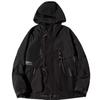 AOGZ Unisex Hooded Windbreaker for Spring/Autumn 2024 - Functional American-Style Jacket