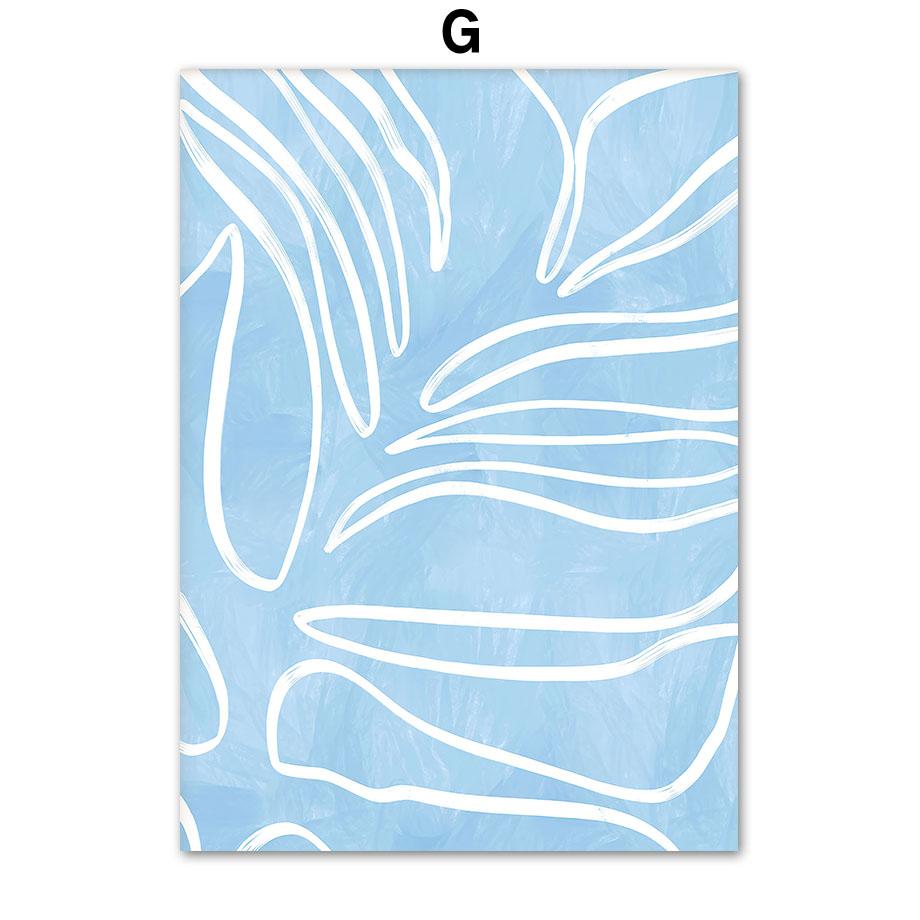 Abstract Fresh Flower Market Paris Plant Leaf Boho Nordic Posters And Prints Wall Art Canvas Painting Pictures Living Room Decor