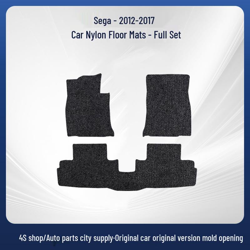 Durable Nylon Floor Mats for SEGA-12-17 Dongfeng Citroën - Easy to Clean, Full Set