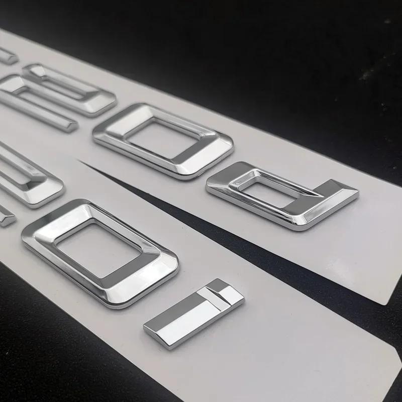 3d ABS Car Trunk Letters For BMW 530d 530i 520i 520d 535i 535d 525i 525d Logo Badge Emblem Lettering Badge Sticker Accessories QR4